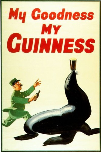 Vintage guinness advertisement - vintage,