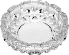 Heavy Crystal Glass Ashtray