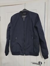 Superdry Men's Premium City Bomber Jacket Size Small Navy Worn Once RRP £119.99