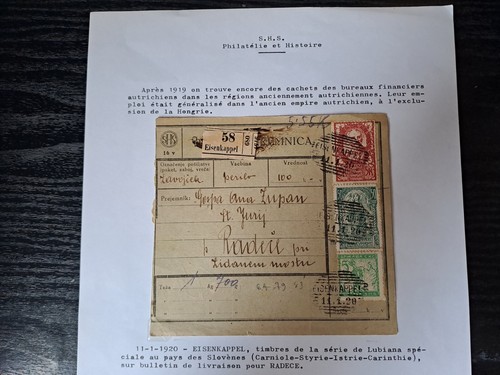 Slovenia parcel card - slovenia,