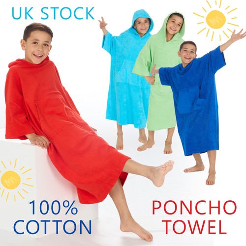 Kids hooded poncho - hooded, towel