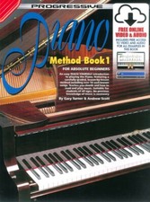 PROGRESSIVE PIANO METHOD Book 1 BOOK+ Audio