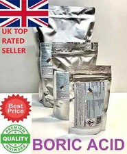 Boric 99% Pure Kills Ants Fleas Cockroaches Silverfish Bed Bugs 80g-5kg FREE PP