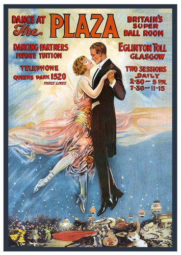 Glasgow ballroom poster - poster, on