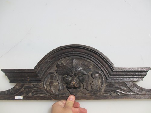 Antique carved wooden top - wooden, old