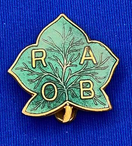 Raob shamrock leaf lapel - raob,