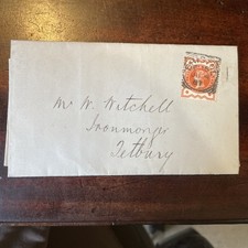 Bristol Tetbury postal history 1887 with SG197 squared circle and lovely content