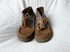 Rare Clarks Moccasin Boots Tan