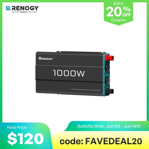 Renogy 1000w pure - pure, wave