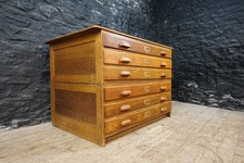 Antique Architects Plan Chest
