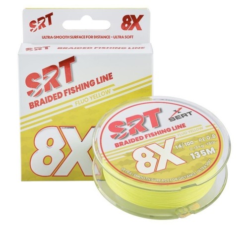 Sert srt braided fishing - sert, 8x