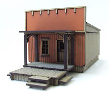 ACW WILD WEST - SIDE STREET BUILDING 3 - 28mm FULLY BUILT & PAINTED MDF BUILDING