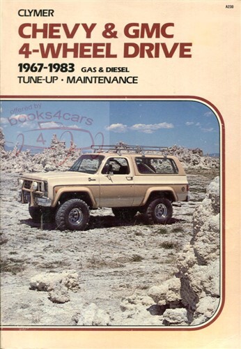 Chevrolet gmc shop manual - shop,