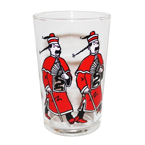 Vintage tintin mustard glass - tintin,