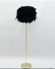 Black Feather Floor Lamp