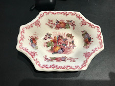 MASONS IRONSTONE "FRUIT BASKET"  BONBON OR SMALL TRINKET DISH