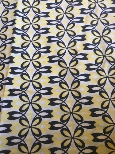 Vintage fabric length - length,, yellow