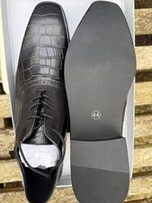 GIORGIO LEATHER CROC BLACK