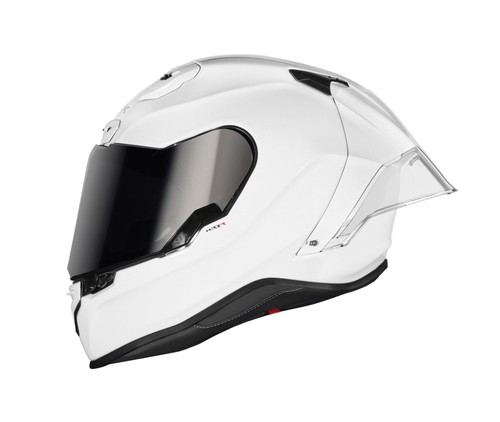 Nexx r3r plain helmet - plain, white