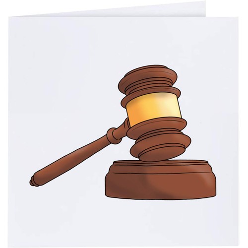 Judge gavel greeting cards - 'judge,