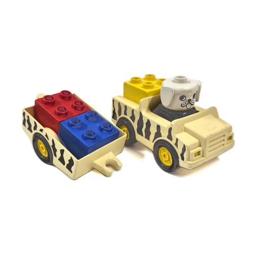 Vintage lego duplo safari jeep - lego,