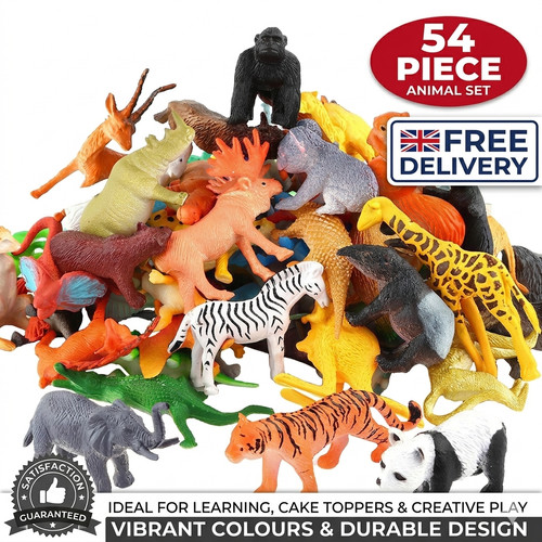 Pcs mini jungle animal toys - pcs,