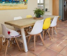 Farmhouse 6-8 Seater Solid Wood Dining Table