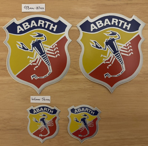 Abarth scorpion stickers - scorpion,