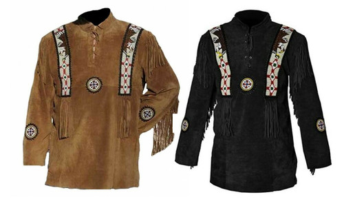 Men western cowboy suede - western,