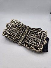 Vintage Antique Nurse Belt Made In England EPNS Silver Plated Belt And  Buckle