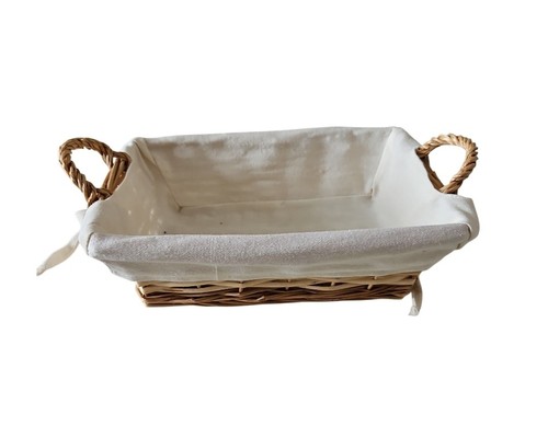 Jvl lined wicker basket - lined,