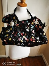 Kookie Multicolored Handbag. Interwoven Style. Great Condition.