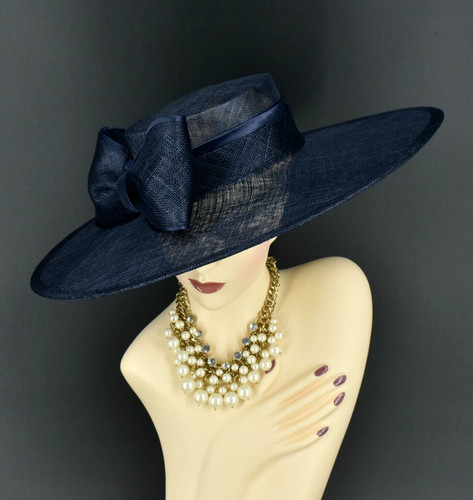 M23155 wide brim - m23155, blue)