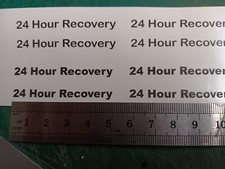 Corgi/Dinky etc. 1-50 ish scale 24 Hour Recovery repro water slide transfers