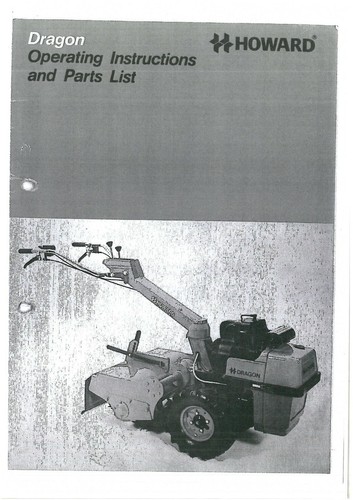 Howard dragon rotavator - dragon,
