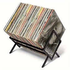 Metal Vinyl Record Stand Holds