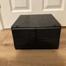 Vintage CD Storage Unit Black