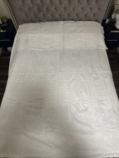 White percale double duvet - double,