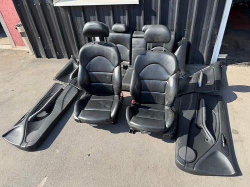 Seats leather interior black