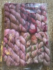 Lot Of 3 Skeins Hand Dyed Silk