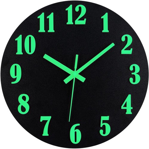Wall clock large luminous - wall,