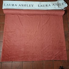 Laura Ashley Peach Corduroy Fabric Upholstery Curtain Clothing 8m Long 1.5m Wide