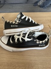 Converse Trainers Custom Personalised With Name Size 4 