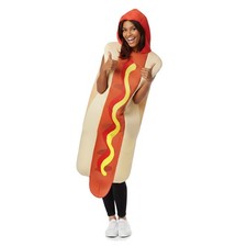 LADIES HOT DOG COSTUME NOVELTY