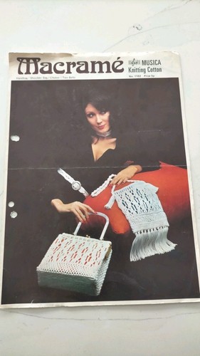 Vintage 70s macrame - 70s, pattern