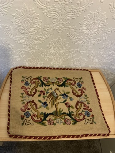 Vintage embroidered tapestry - vintage,