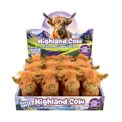 Kandy toys highland cow 13cm - kandy,