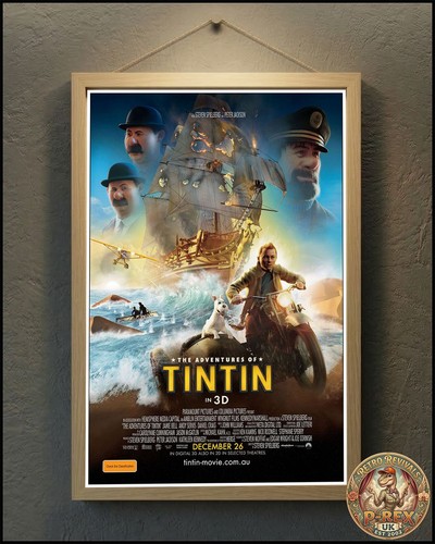 Tintin repro poster print - ,