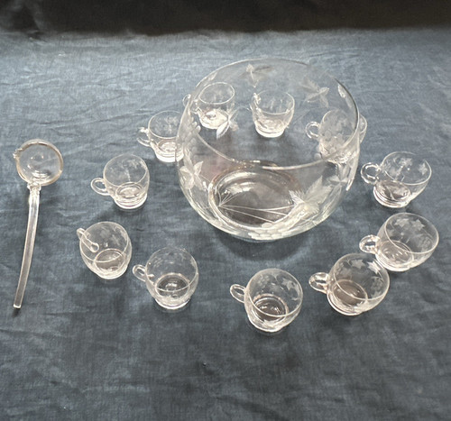 1960 clear glass - clear, punch