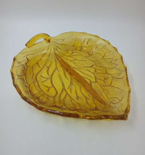 Vintage bagley glass - glass, amber
